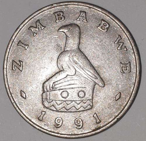 1991 - 10 CENT COIN - ZIMBABWE - (Copper-Nickel)